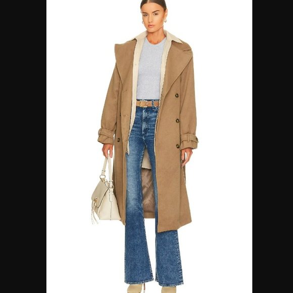 Mulholland Coat in Cinnamon Brown Lovers and Friends via Revolve - Picture 1 of 4